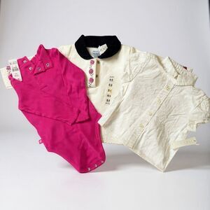 The Children's Place Pink, Cream, and White Kids Shirts 6-9 months